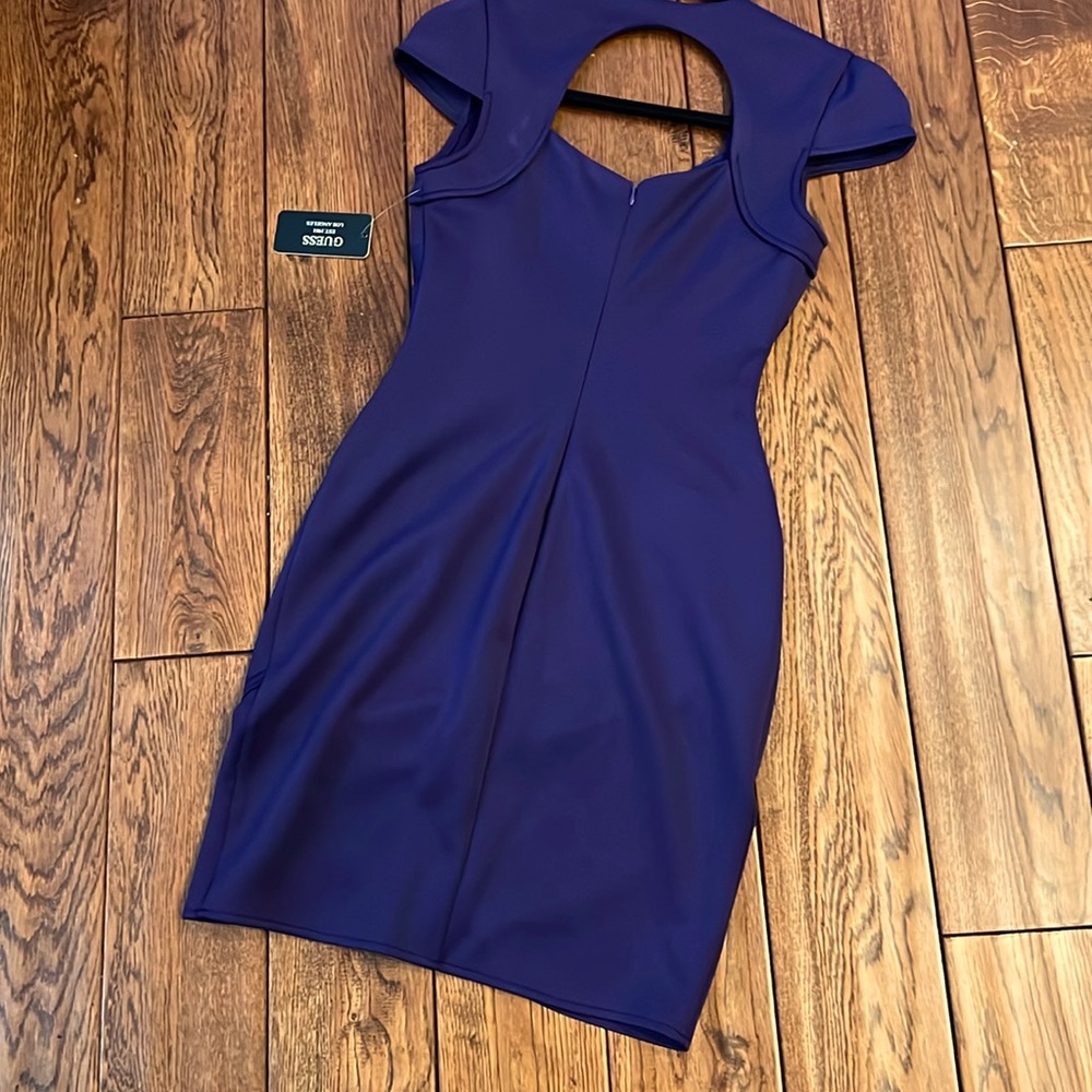 NWT Guess Aubergine Beautiful Dress - Picture 9 of 9